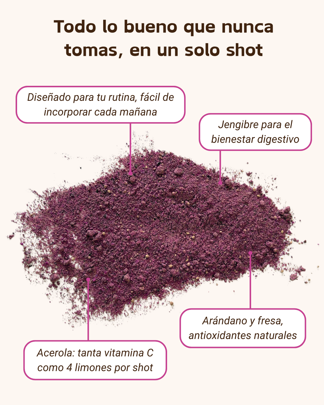 Shot Diario de Bienestar (Mezcla en Polvo) – 30 tomas
