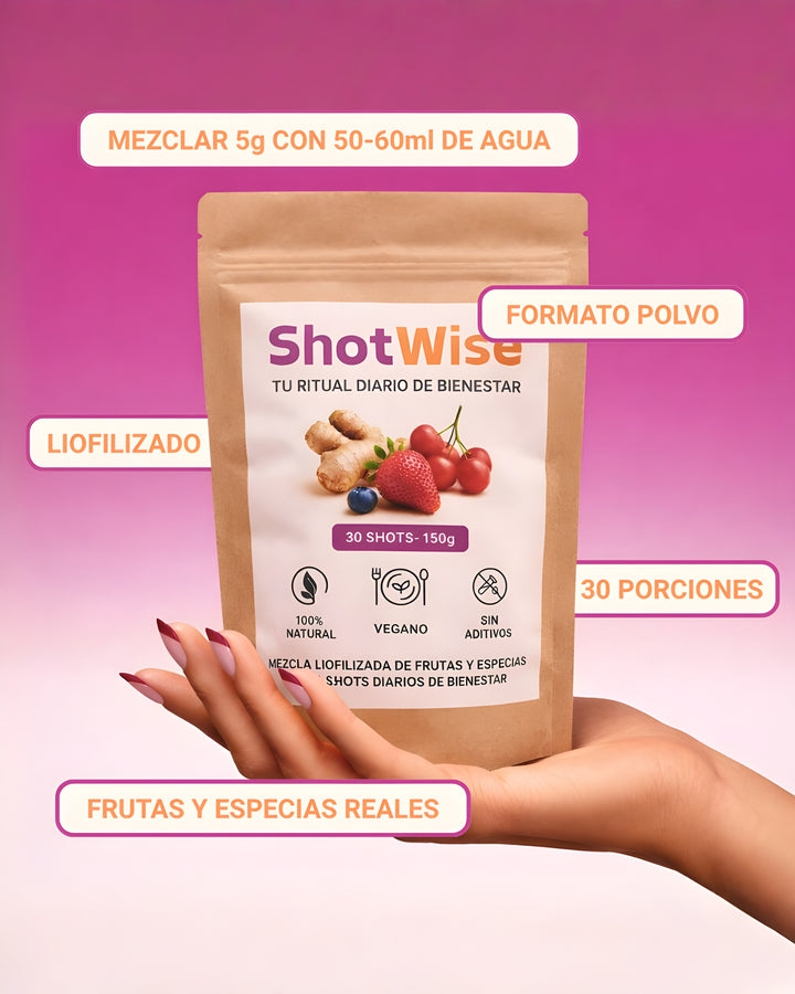 Shot Diario de Bienestar (Mezcla en Polvo) – 30 tomas